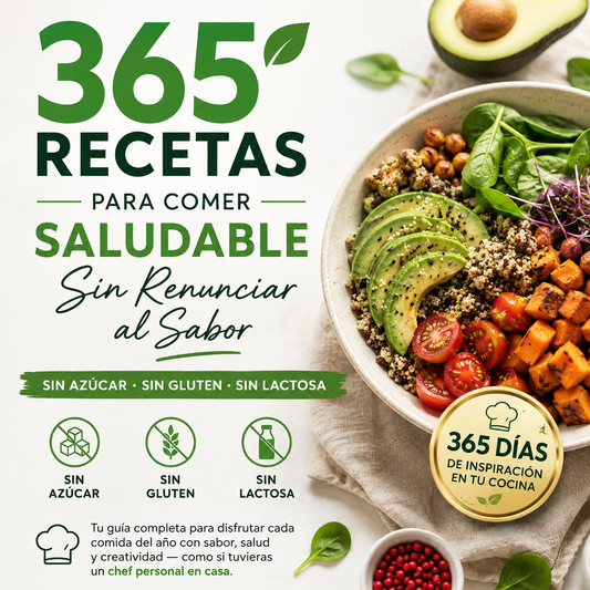365 Recetas para Comer Saludable Sin Renunciar al Sabor